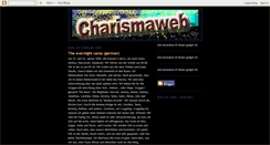 Desktop Screenshot of charismaweb-charisma.blogspot.com