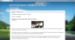 Desktop Screenshot of noticiasradiojorgedelacruz.blogspot.com