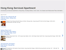 Tablet Screenshot of hongkongservicedapartment.blogspot.com