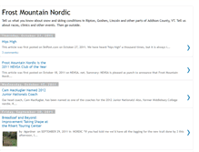 Tablet Screenshot of frostmountainnordic.blogspot.com