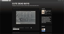 Desktop Screenshot of cute-dead-boys.blogspot.com