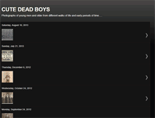 Tablet Screenshot of cute-dead-boys.blogspot.com