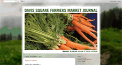 Desktop Screenshot of davisfarmersmarketjournal.blogspot.com