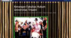 Desktop Screenshot of marissa-haque-universitas-trisakti.blogspot.com