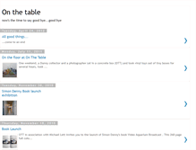Tablet Screenshot of onthetablegallery.blogspot.com