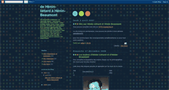Desktop Screenshot of henin-lietard.blogspot.com