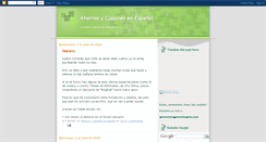 Desktop Screenshot of ahorrosycupones.blogspot.com