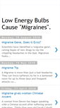 Mobile Screenshot of lowenergybulbscausemigraines.blogspot.com