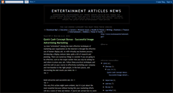 Desktop Screenshot of entertainmentarticlesnews.blogspot.com