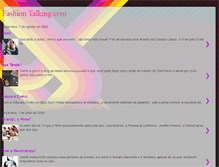 Tablet Screenshot of fashiontalking.blogspot.com