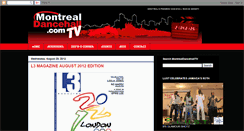 Desktop Screenshot of montrealdancehall.blogspot.com