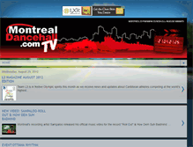 Tablet Screenshot of montrealdancehall.blogspot.com