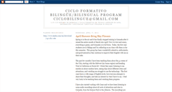 Desktop Screenshot of cicloformativobilingue.blogspot.com