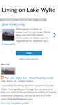 Mobile Screenshot of lakewylie.blogspot.com