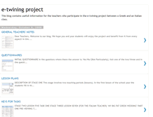 Tablet Screenshot of e-twiningproject.blogspot.com