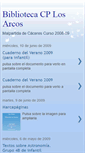 Mobile Screenshot of bibliotecaescolarlosarcos.blogspot.com