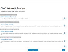 Tablet Screenshot of chefwineoinstructor.blogspot.com