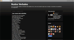 Desktop Screenshot of nudosverbales.blogspot.com