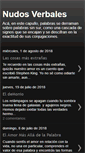 Mobile Screenshot of nudosverbales.blogspot.com