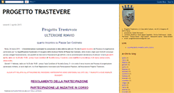 Desktop Screenshot of progettotrastevere.blogspot.com