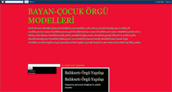 Desktop Screenshot of modeldunyasi.blogspot.com