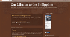 Desktop Screenshot of ourmissiontothephilippines.blogspot.com