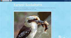 Desktop Screenshot of earnestkookaburra.blogspot.com