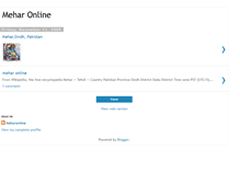 Tablet Screenshot of meharonline.blogspot.com