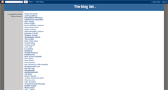 Desktop Screenshot of bloglist.blogspot.com
