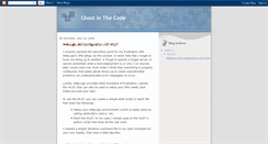 Desktop Screenshot of code-ghost.blogspot.com