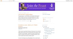 Desktop Screenshot of jointhefeast.blogspot.com