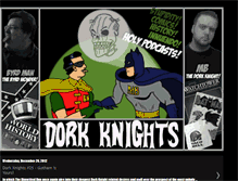 Tablet Screenshot of dorkknights.blogspot.com