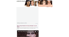 Desktop Screenshot of celebritybeauty-secrets.blogspot.com