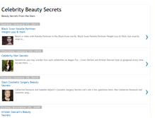 Tablet Screenshot of celebritybeauty-secrets.blogspot.com