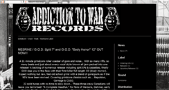 Desktop Screenshot of addictiontowarrecords.blogspot.com