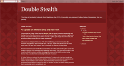 Desktop Screenshot of doublestealth.blogspot.com