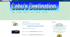 Desktop Screenshot of cebusdestination.blogspot.com