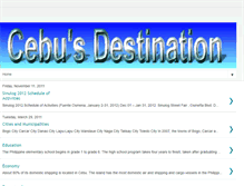 Tablet Screenshot of cebusdestination.blogspot.com