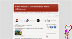 Desktop Screenshot of game-artwork.blogspot.com