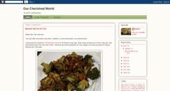 Desktop Screenshot of our-cherished-world.blogspot.com