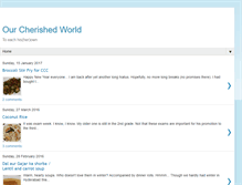 Tablet Screenshot of our-cherished-world.blogspot.com