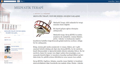 Desktop Screenshot of medyatikterapi.blogspot.com