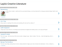 Tablet Screenshot of laylascreativeliterature.blogspot.com