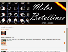 Tablet Screenshot of milesbotellines.blogspot.com