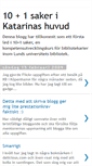 Mobile Screenshot of 11sakerikatarinashuvud.blogspot.com
