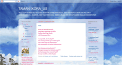 Desktop Screenshot of ixoraus-ixoraus.blogspot.com