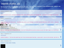 Tablet Screenshot of ixoraus-ixoraus.blogspot.com