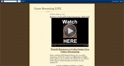 Desktop Screenshot of live-streaming-14.blogspot.com