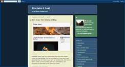 Desktop Screenshot of proclaimitlost.blogspot.com