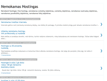Tablet Screenshot of nemokamashostingas.blogspot.com